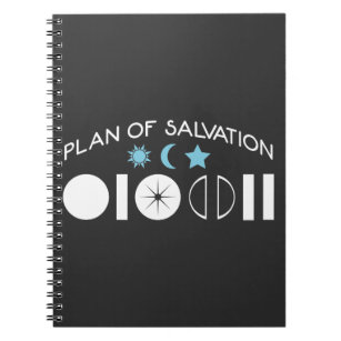 Caderno Espiral Presente Missionário Mórmon do Plano LDS de Salvaç