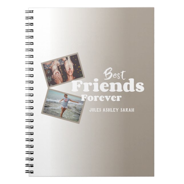 Caderno Espiral Presente na Moda para Melhores Amigos (Frente)