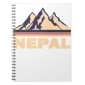 Caderno Espiral presente nepal montanhas asia