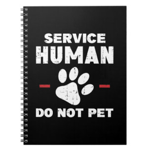 Caderno Espiral Presente para Amante de Cachorro Engraçado Não Faç