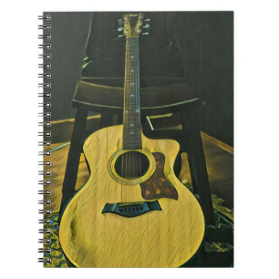 Caderno Espiral Presente para amigo guitarrista