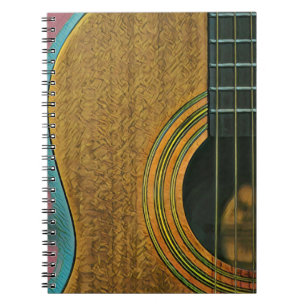 Caderno Espiral Presente para guitarrista músico