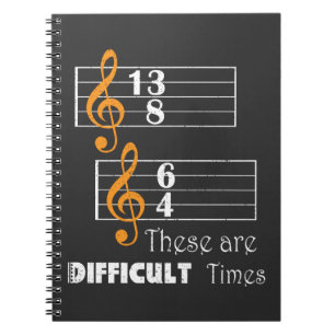 Caderno Espiral Presente para músicos