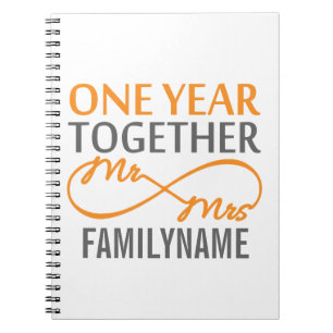 Caderno Espiral Presente para o aniversário de 1rua