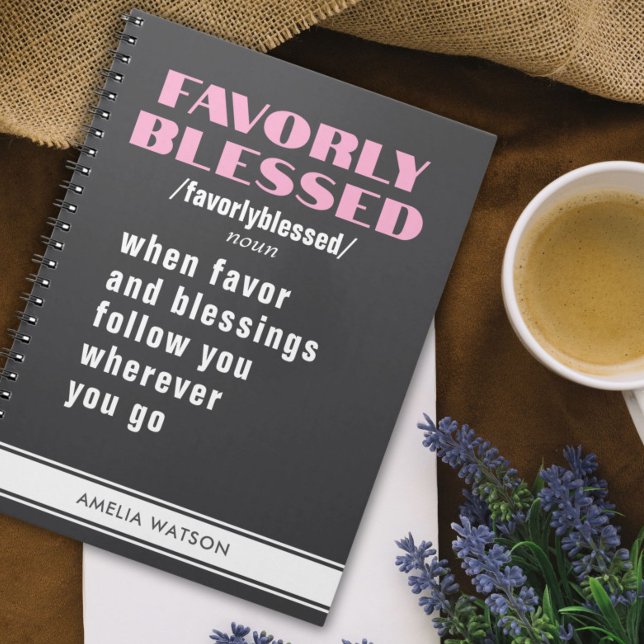 Caderno Espiral Presente personalizado para a motivação feminina (Criador carregado)