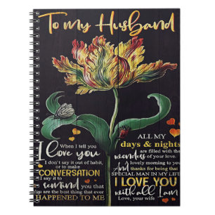 Caderno Espiral Presente Personalizado Para Marido   Melhor presen