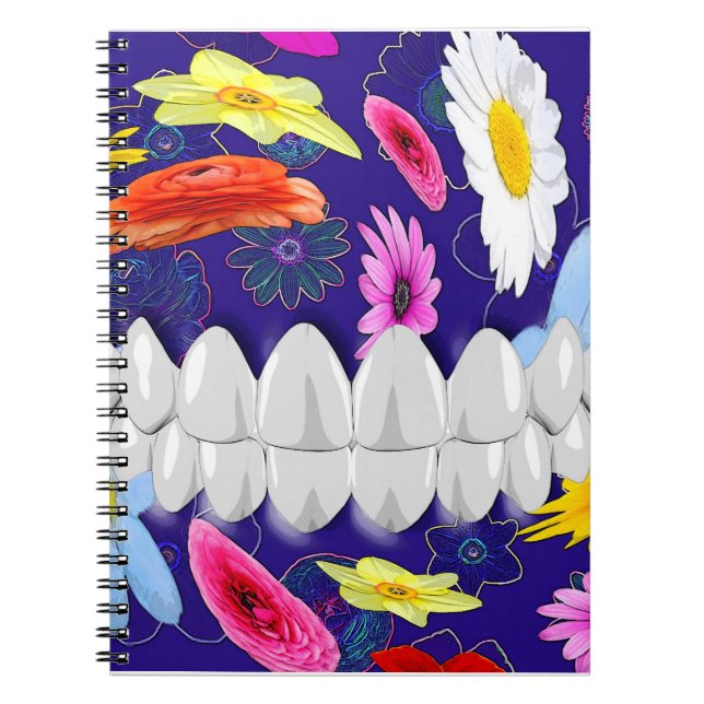 Caderno Espiral Presente prático e na moda para profissional dentá (Frente)