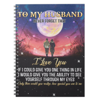 Caderno Espiral Presente Xmas | Ao Meu Marido Eu Te Amo