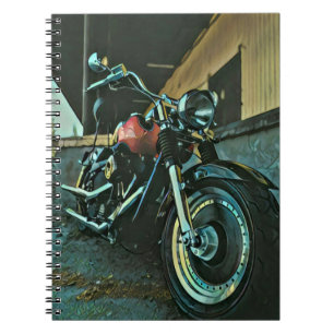 Caderno Espiral Presentes Biker