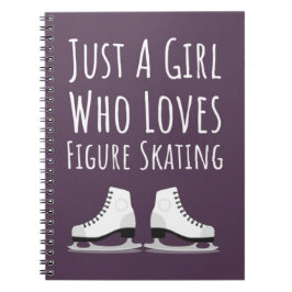 Caderno Espiral Presentes Bonitos e Cor-de-Rosa de Patinação Artís