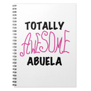 Caderno Espiral Presentes De Abuela Totalmente Incríveis Rosa