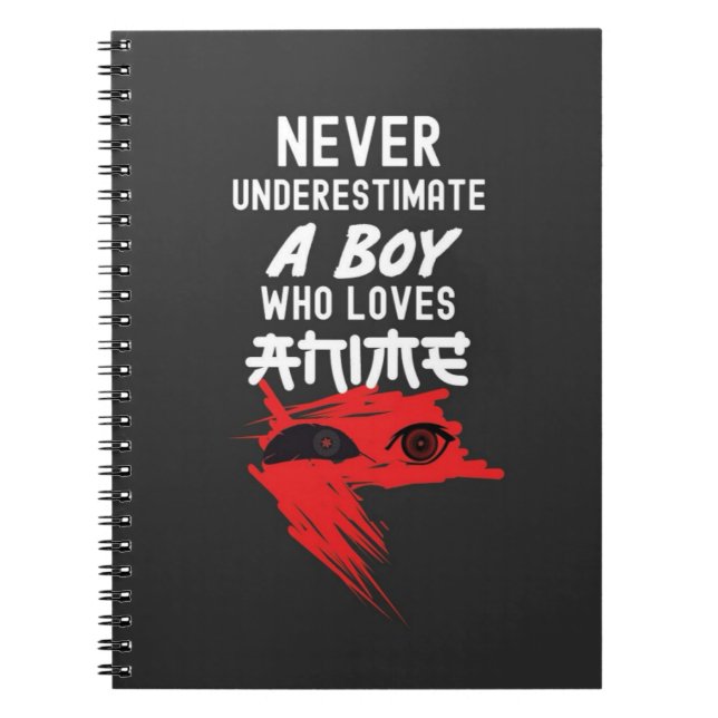 Caderno Espiral Presentes de Anime Fofos para Crianças Meninos Ota (Frente)