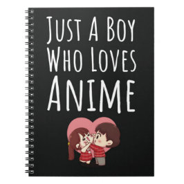 Caderno Espiral Presentes de Anime Fofos para Meninos Bebês Otaku