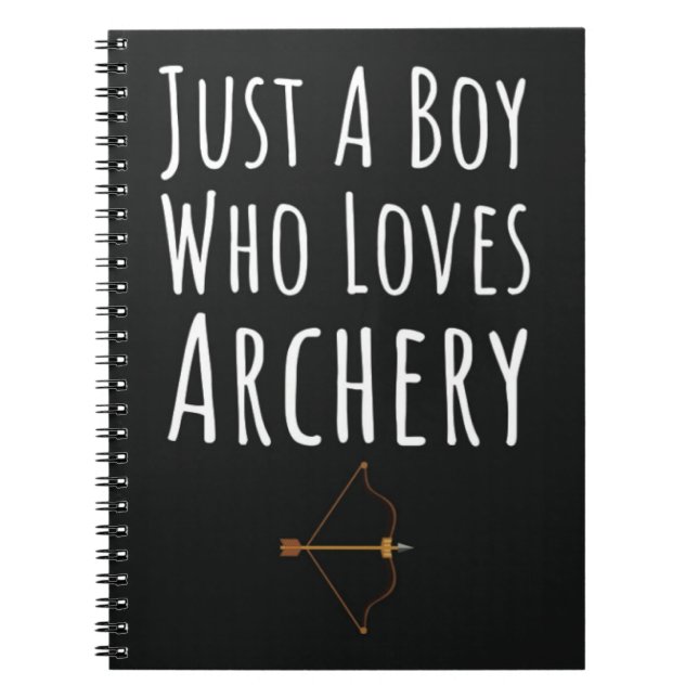 Caderno Espiral Presentes de Arco e Flecha Lindos para Crianças Be (Frente)