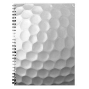 Caderno Espiral Presentes de Bolas de Golfe da Série Signature