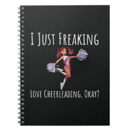 Caderno Espiral Presentes de Cheerleading para Seniores Esportes d