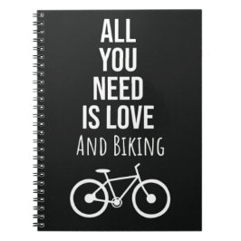 Caderno Espiral Presentes de Ciclismo Bicicleta Ciclismo Bicicleta