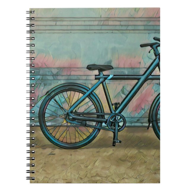 Caderno Espiral Presentes de ciclismo para pai (Frente)