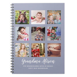 CADERNO ESPIRAL PRESENTES DE COLLAGEM DE FOTOGRAFIA GRANDPARENTE -