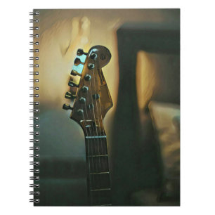 Caderno Espiral Presentes de guitarra vindimada