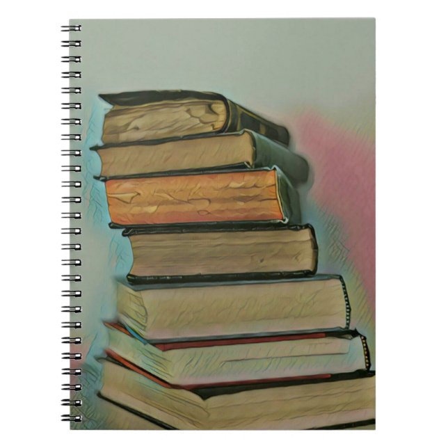 Caderno Espiral Presentes de luxo para amantes de livros (Frente)