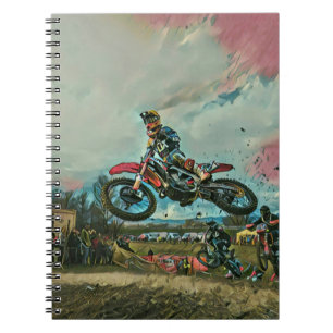 Caderno Espiral Presentes de motociclista
