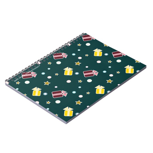 Caderno Espiral Presentes de Natal (Left Side)