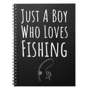 Caderno Espiral Presentes de Pesca Fofos para Bebês Meninos Crianç