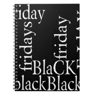 Caderno Espiral Presentes de Sexta-feira Negra