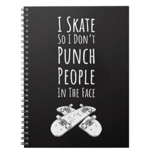 Caderno Espiral Presentes De Skateboard Para Homens Skater Skatebo