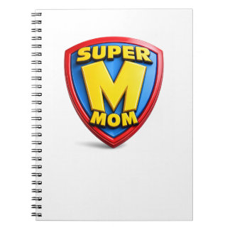 Caderno Espiral Presentes de Super Mãe para Super Mães