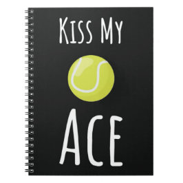 Caderno Espiral Presentes De Tênis Engraçados Para Atleta Da Equip