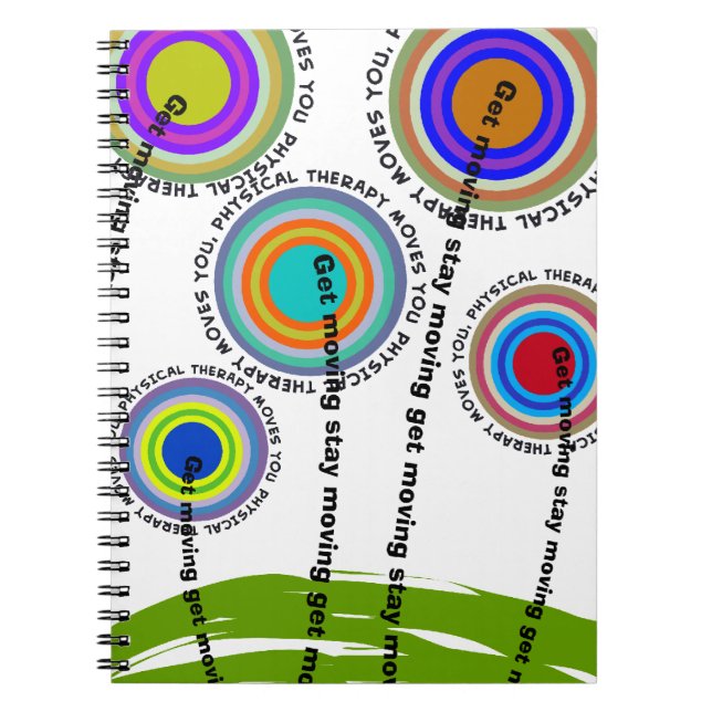 Caderno Espiral Presentes de Terapia Física (Frente)