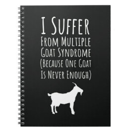 Caderno Espiral Presentes Divertidos e Fofos Para Donos de Cabras,