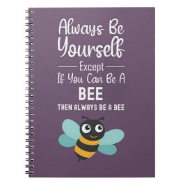 Caderno Espiral Presentes Divertidos para Amantes de Abelhas Fazen