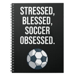 Caderno Espiral Presentes Divertidos Para Jogadores de Futebol Par