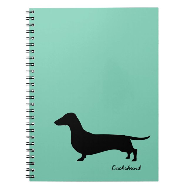 Caderno Espiral Presentes do Dachshund (Frente)