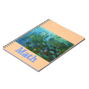 Caderno Espiral Presentes do destino do pintor do artista de Claud