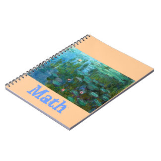 Caderno Espiral Presentes do destino do pintor do artista de Claud