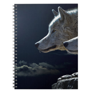 Caderno Espiral Presentes do lobo