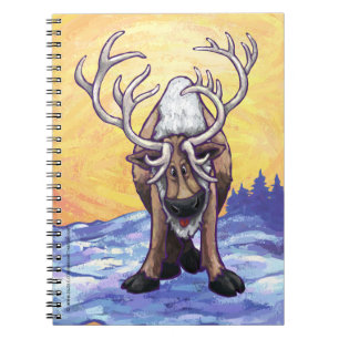 Caderno Espiral Presentes e acessórios para Reindeer