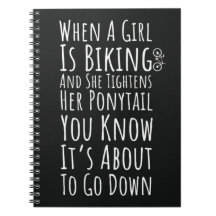 Presentes Engraçados de Ciclismo Para Meninas Adol