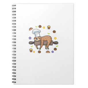 Caderno Espiral Presentes Engraçados de Panificação - Amante de Cu