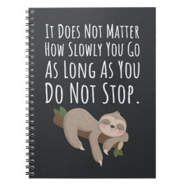 Caderno Espiral Presentes Engraçados de Preguiça Relaxe Humor Dive