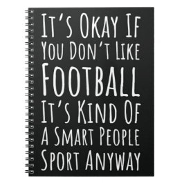 Caderno Espiral Presentes Engraçados Para Fãs De Futebol Humor