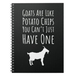 Caderno Espiral Presentes Engraçados para Fazendeiros de Cabras En