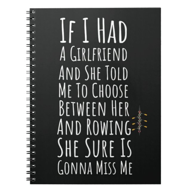 Caderno Espiral Presentes Engraçados Para Homens De Tripulação (Frente)