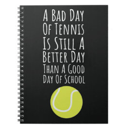 Caderno Espiral Presentes Engraçados Para Jogadoras Tênis Humor Le