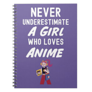Caderno Espiral Presentes Fofos de Anime Rosa para Meninas e Crian