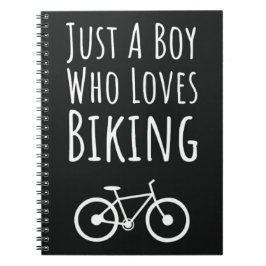 Caderno Espiral Presentes Lindos de Ciclismo para Bebês Meninos Cr